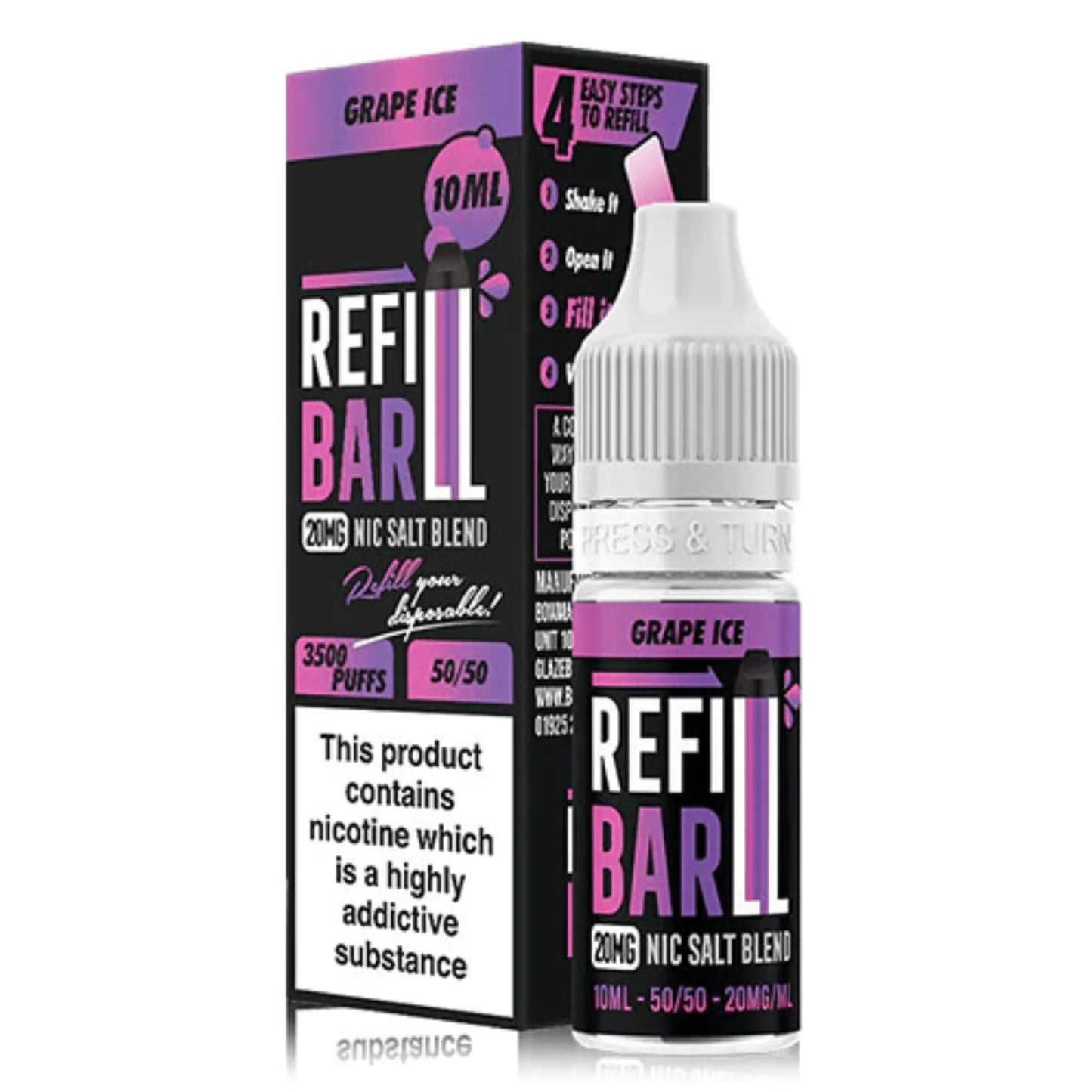 Refill Bar Nic Salts 10ml