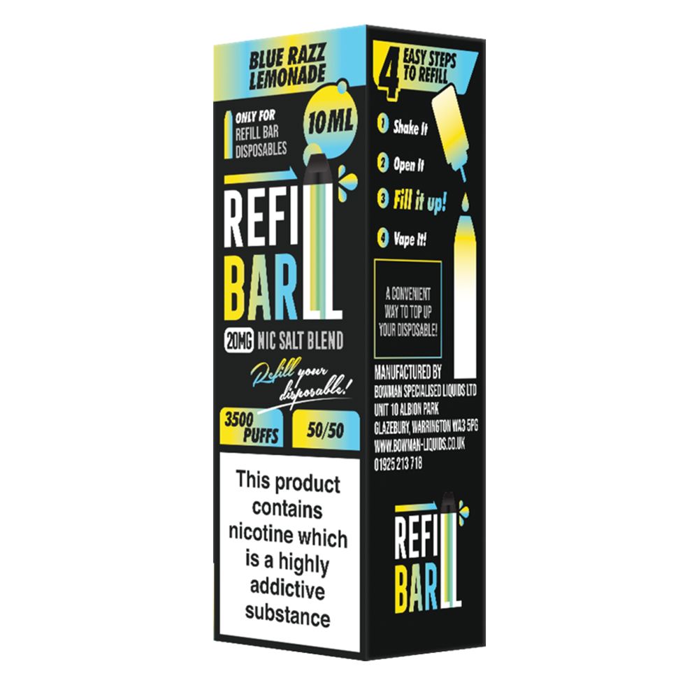 Refill Bar Nic Salts 10ml