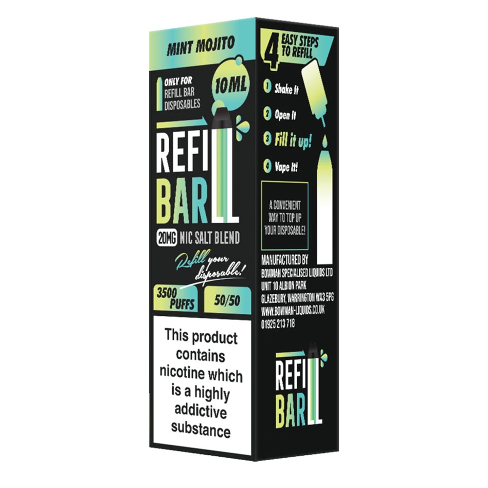 Refill Bar Nic Salts 10ml