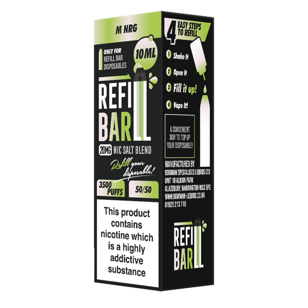 Refill Bar Nic Salts 10ml