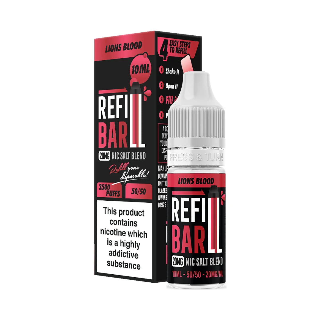 Refill Bar Nic Salts 10ml