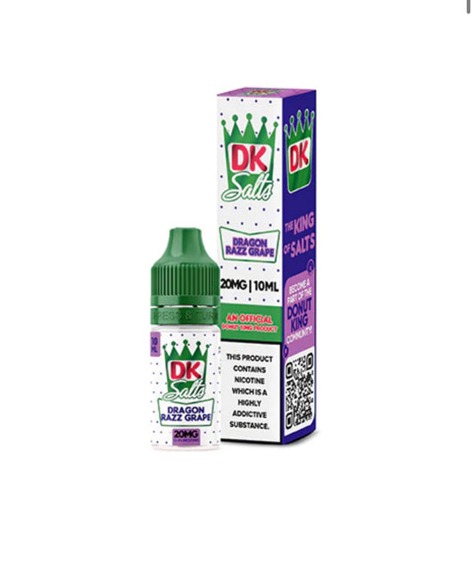 DK Bar Salts 10ml - Dragon Razz Grape