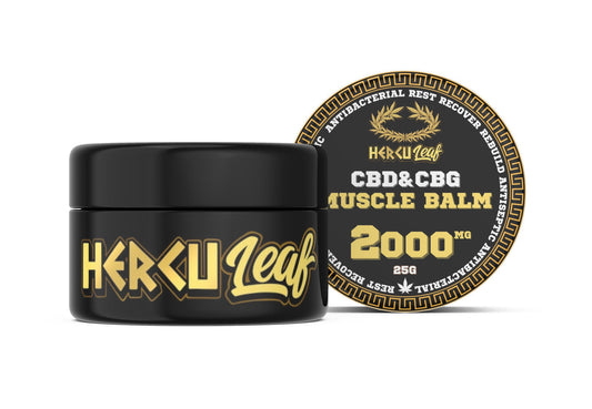 Herculeaf - Muscle Balm 2000mg CBD & CBG - 25g