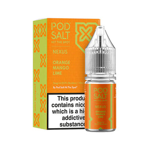Pod Salt Nexus - Orange Mango Lime Nicotine Salts 10ml