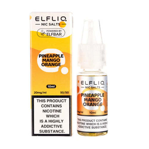 Elfliq By Elfbar -  Pineapple Mango Orange Nicotine Salts 10ml