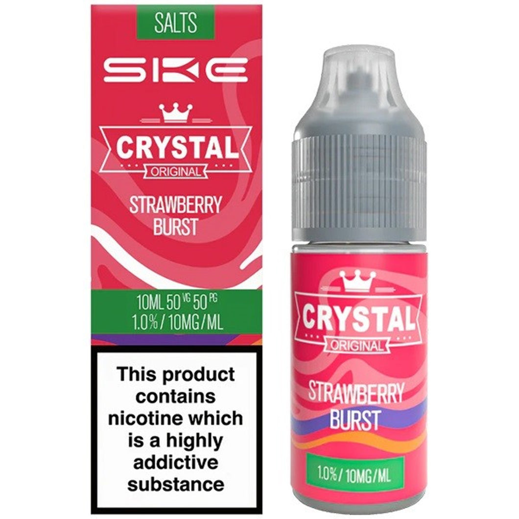 Crystal Slats By SKE - Strawberry Burst Nicotine Salts 10ml