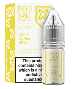 Pod Salt Nexus - White Gummy Bear Nicotine Salts 10ml