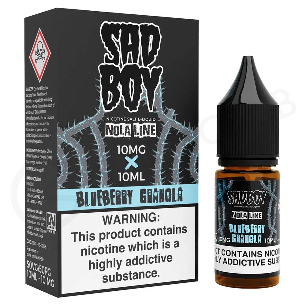 Blueberry Granola By Sadboy 10ml Nic Salt