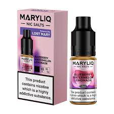Maryliq by Lost Mary -  Blueberry Watermelon Lemonade Nicotine Salts 10ml