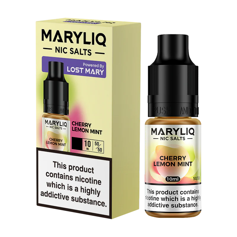 Maryliq by Lost Mary -  Cherry Lemon Mint Nicotine Salts 10ml