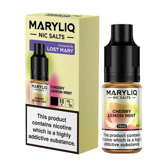 Maryliq by Lost Mary -  Cherry Lemon Mint Nicotine Salts 10ml