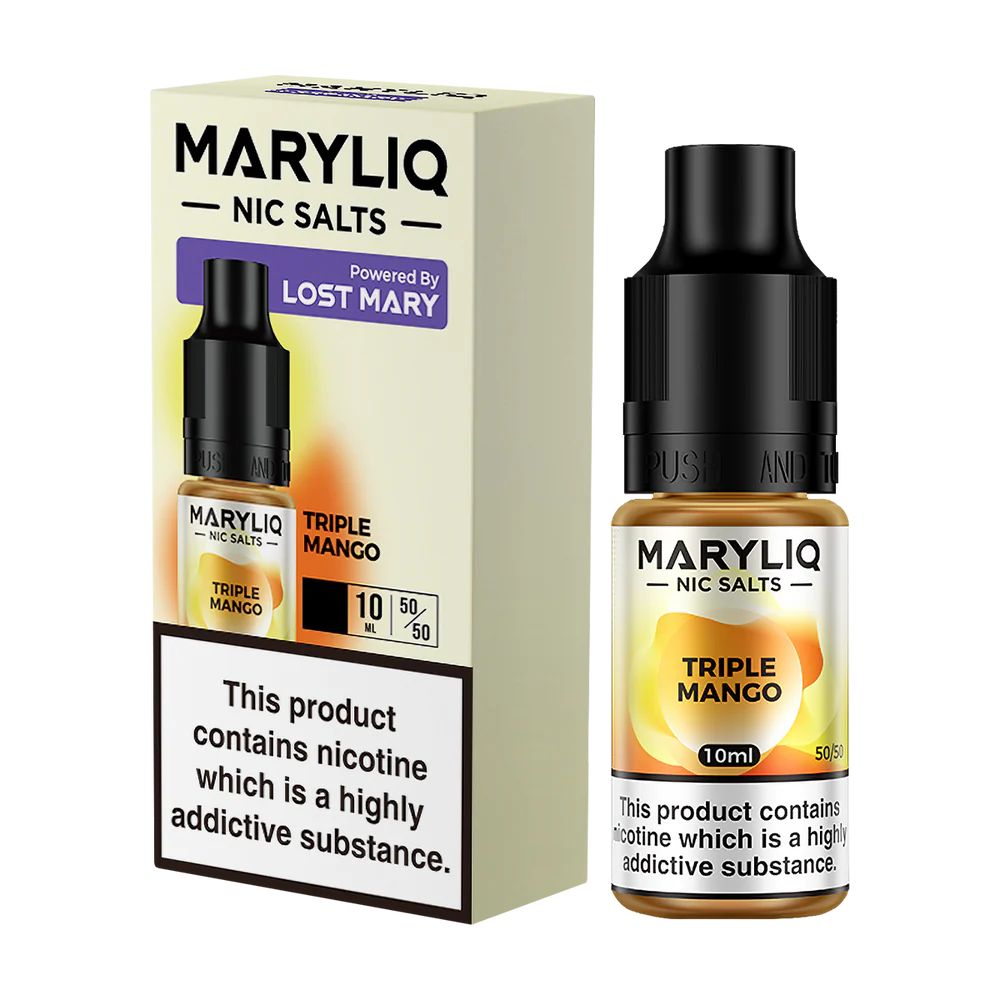 Maryliq by Lost Mary -  Triple Mango Nicotine Salts 10ml