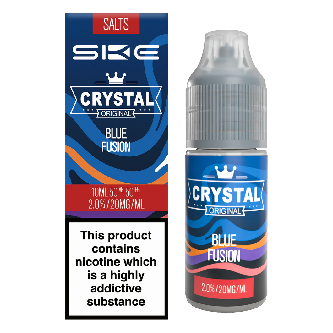 Crystal Slats By SKE - Blue Fusion Nicotine Salts 10ml
