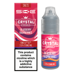Crystal Slats By SKE - Blueberry Raspberries Nicotine Salts 10ml