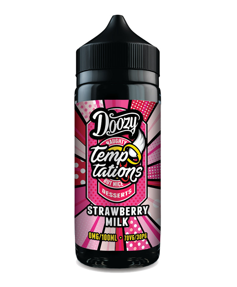 Doozy Temptations - Strawberry Milk 100ml Shortfill