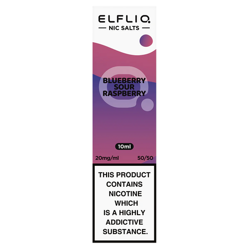 Elfliq By Elfbar - Blueberry Sour Raspberry Nicotine Salts 10ml