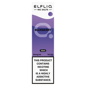 Elfliq By Elfbar - Blueberry Nicotine Salts 10ml