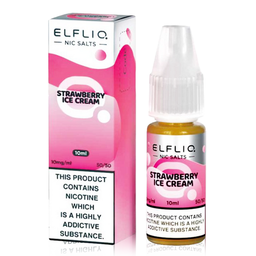 Elfliq By Elfbar - Strawberry Snoow Nicotine Salts 10ml