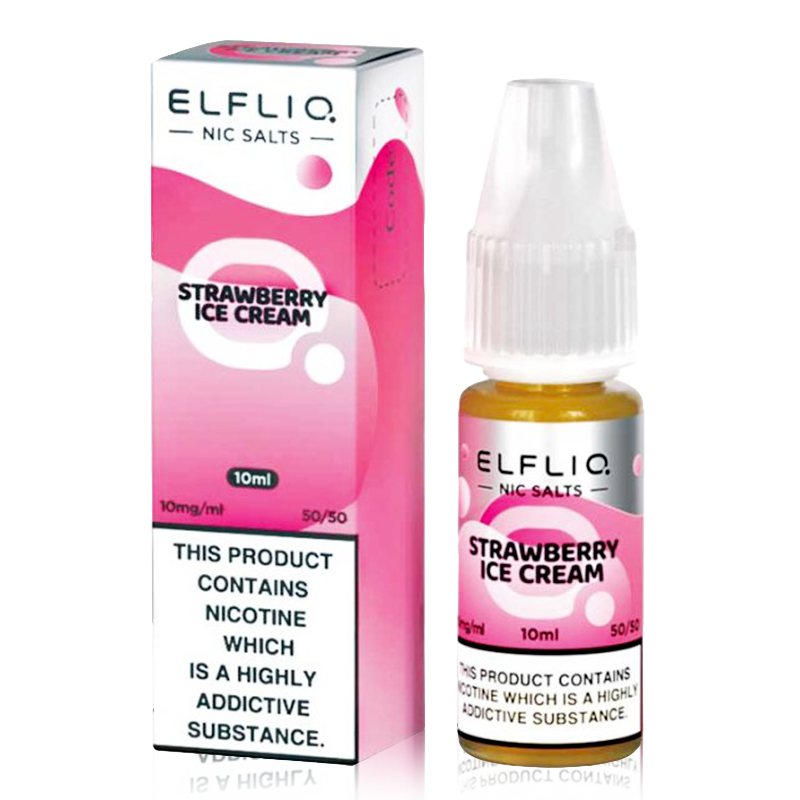 Elfliq By Elfbar - Strawberry Snoow Nicotine Salts 10ml