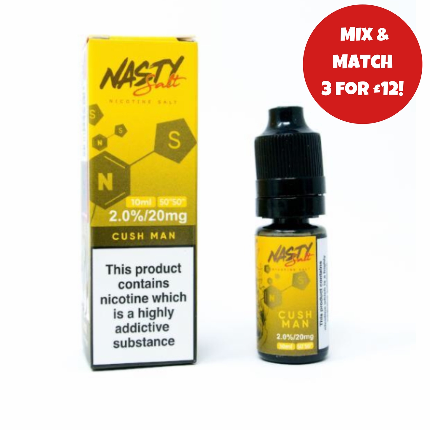 Nasty Salt - Cush Man 10ml Nicotine Salt