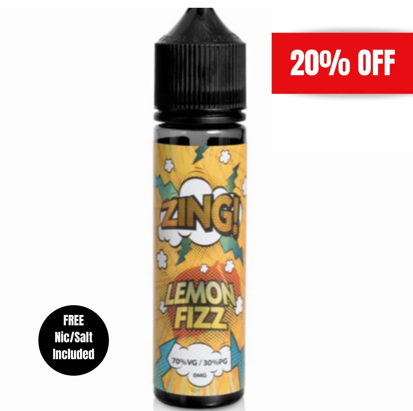 Zing! - Lemon Fizz 50ml