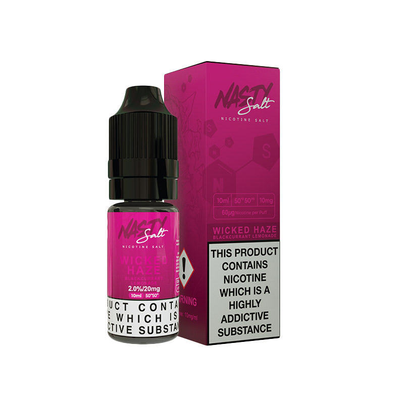 Nasty - Wicked Haze Blackcurrant Lemonade 10ml Nicotine Salt