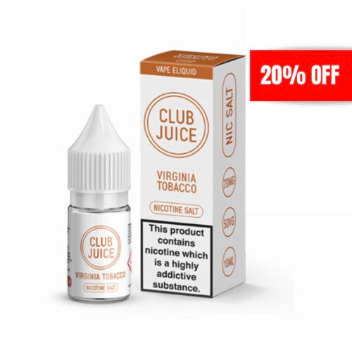 Club Juice - Virginia Tobacco 10ml Nicotine Salt