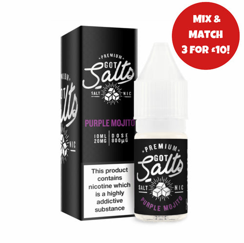 Got Salts - Purple Mojito 10ml Nicotine Salt