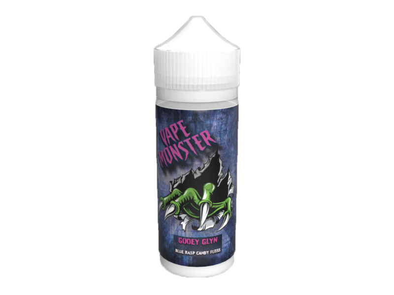 Vape Monster - Gooey Glyn Blue Rasp Cotton Candy 100ml