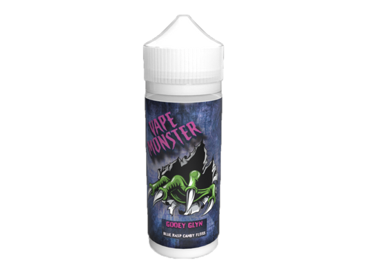 Vape Monster - Gooey Glyn Blue Rasp Cotton Candy 100ml