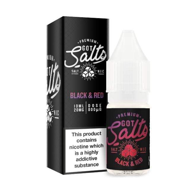 Got Salts - Black & Red 10ml Nicotine Salt