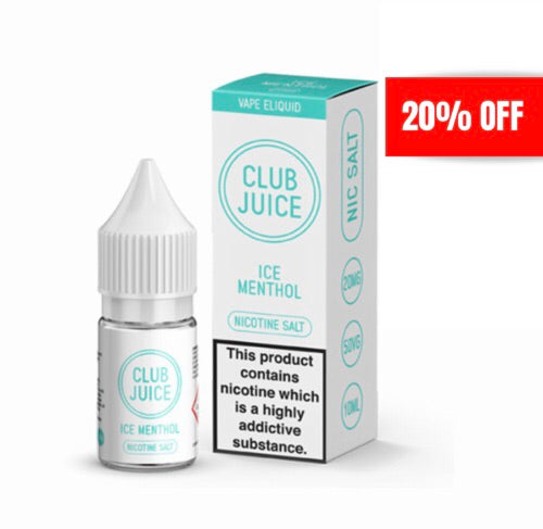 Club Juice - Ice Menthol 10ml Nicotine Salt
