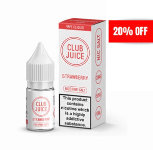 Club Juice - Strawberry 10ml Nicotine Salt