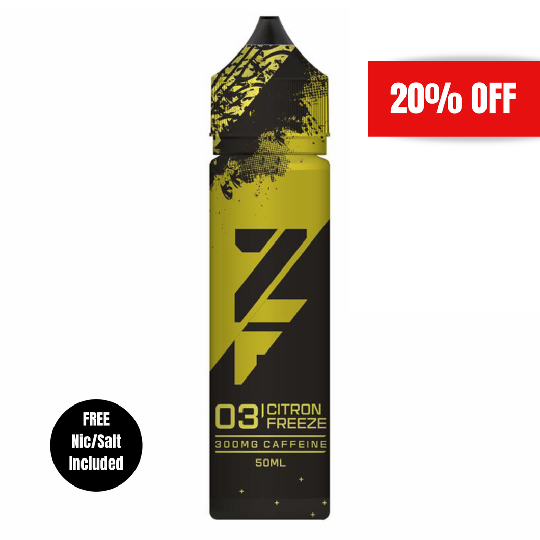 Z Fuel - Citron Freeze 300mg Caffeine 50ml