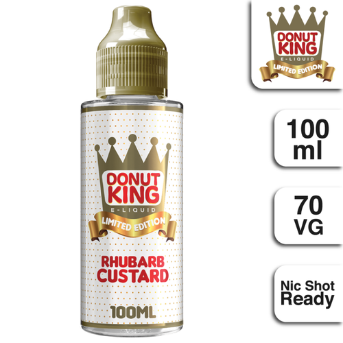 Donut King - Rhubarb & Custard 100ml