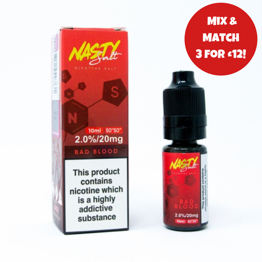 Nasty Salt - Bad Blood 10ml Nicotine Salt