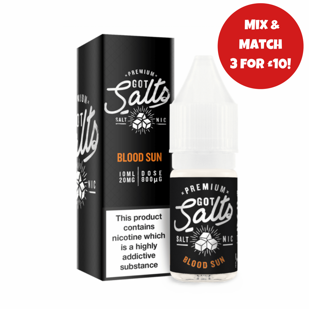 Got Salts - Blood Sun 10ml 20mg Nicotine Salt