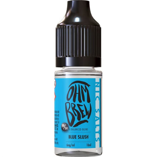 Ohm Brew 50/50 Blue Slush Nic Salt 10ml